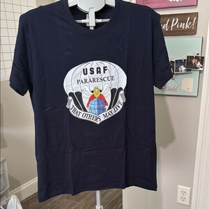 USAF Pararecue Navy T-Shirt